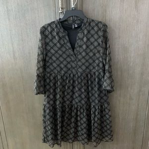 NWOT Vero Moda Square Print Dress, Size Large